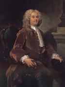 William Hogarth Mr Jones Portrait oil on canvas